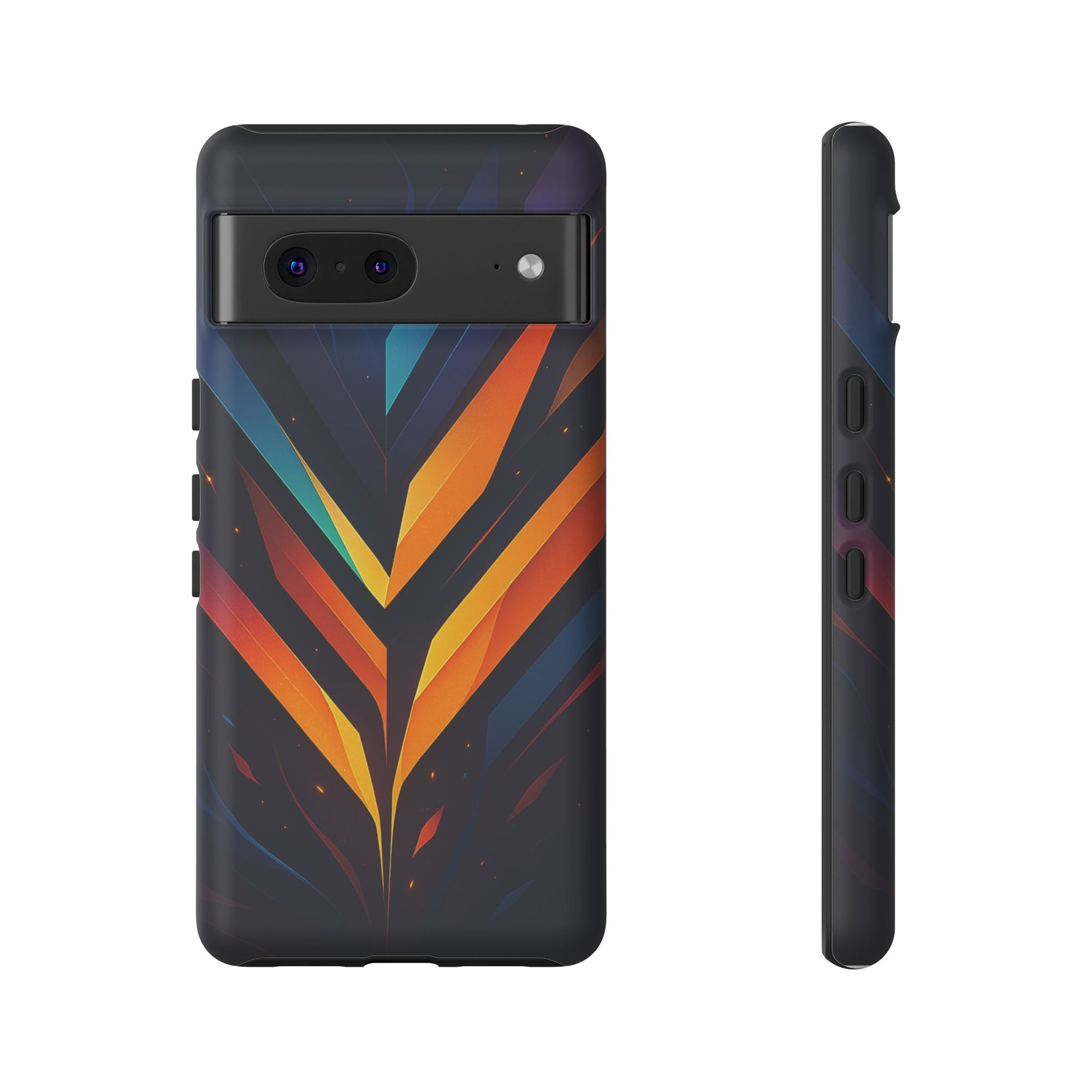 Geometric Pulse: Neon Harmony
