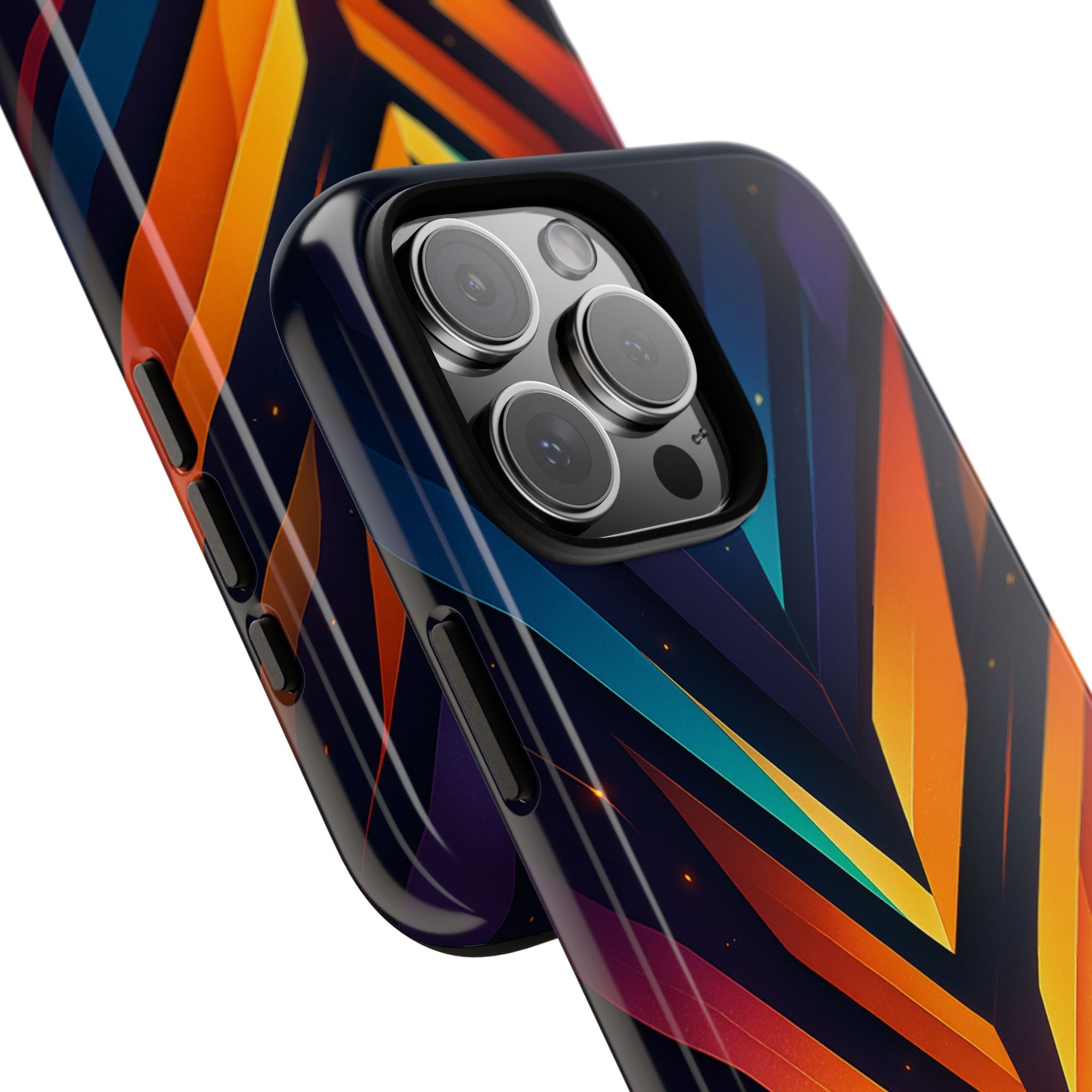 Geometric Pulse: Neon Harmony