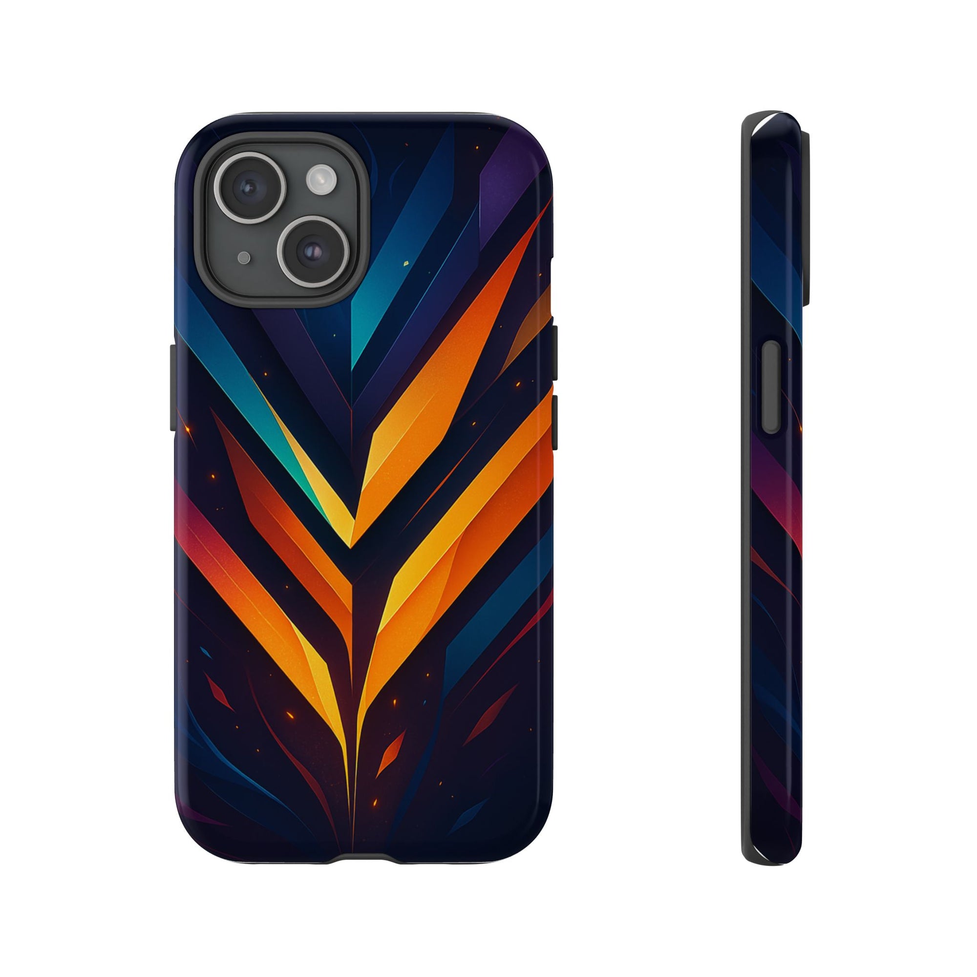Geometric Pulse: Neon Harmony