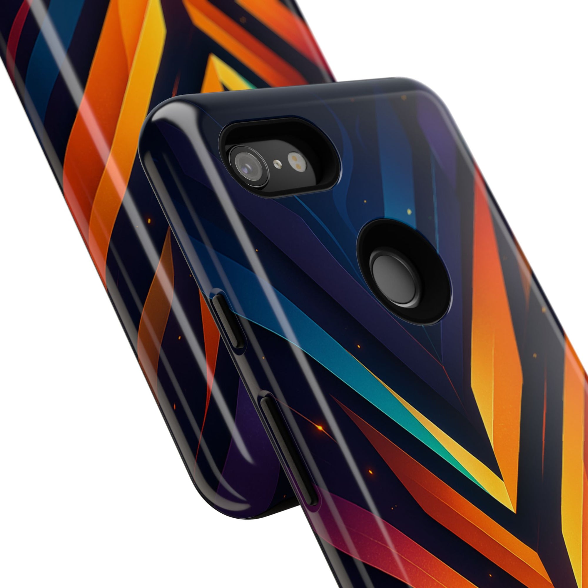 Geometric Pulse: Neon Harmony