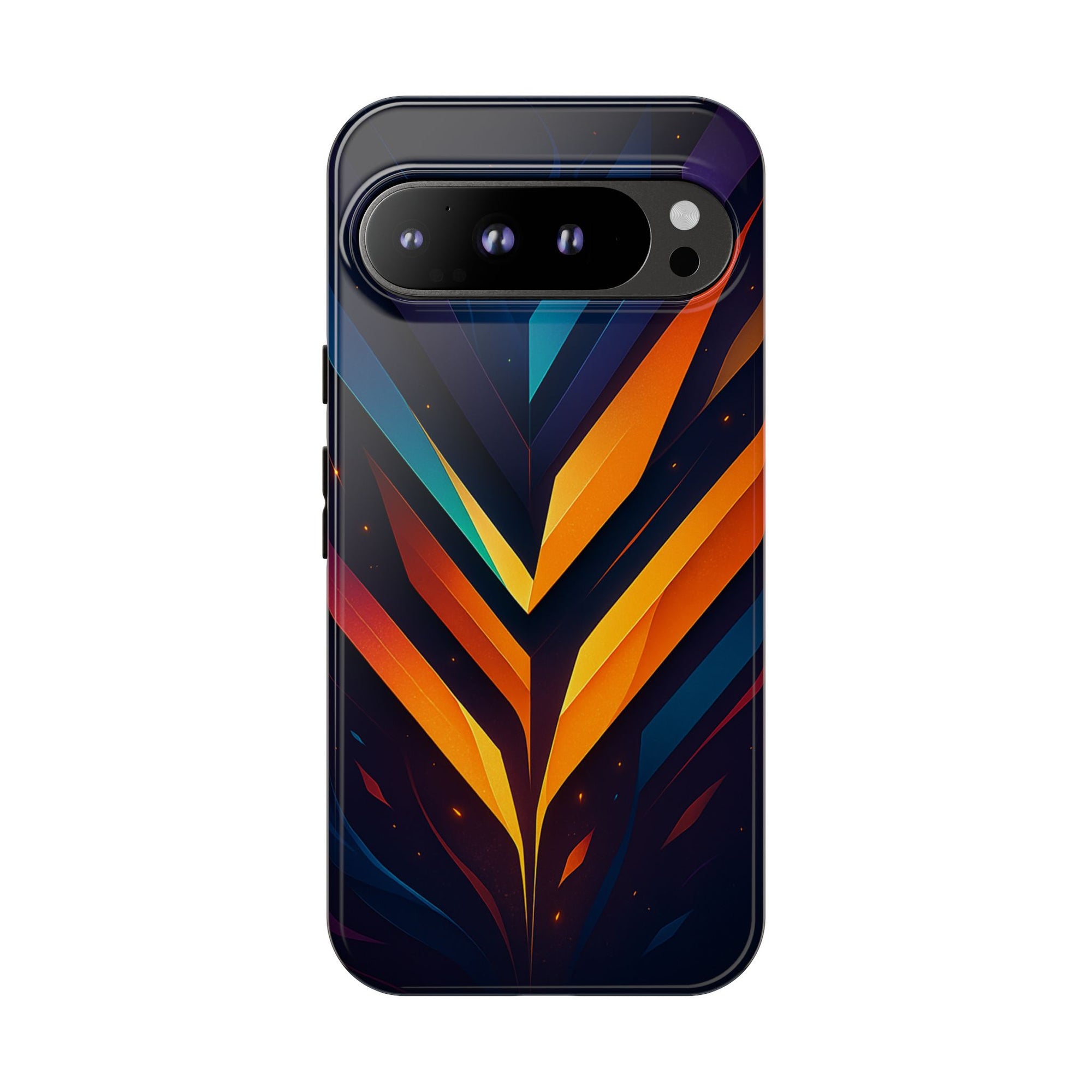 Geometric Pulse: Neon Harmony
