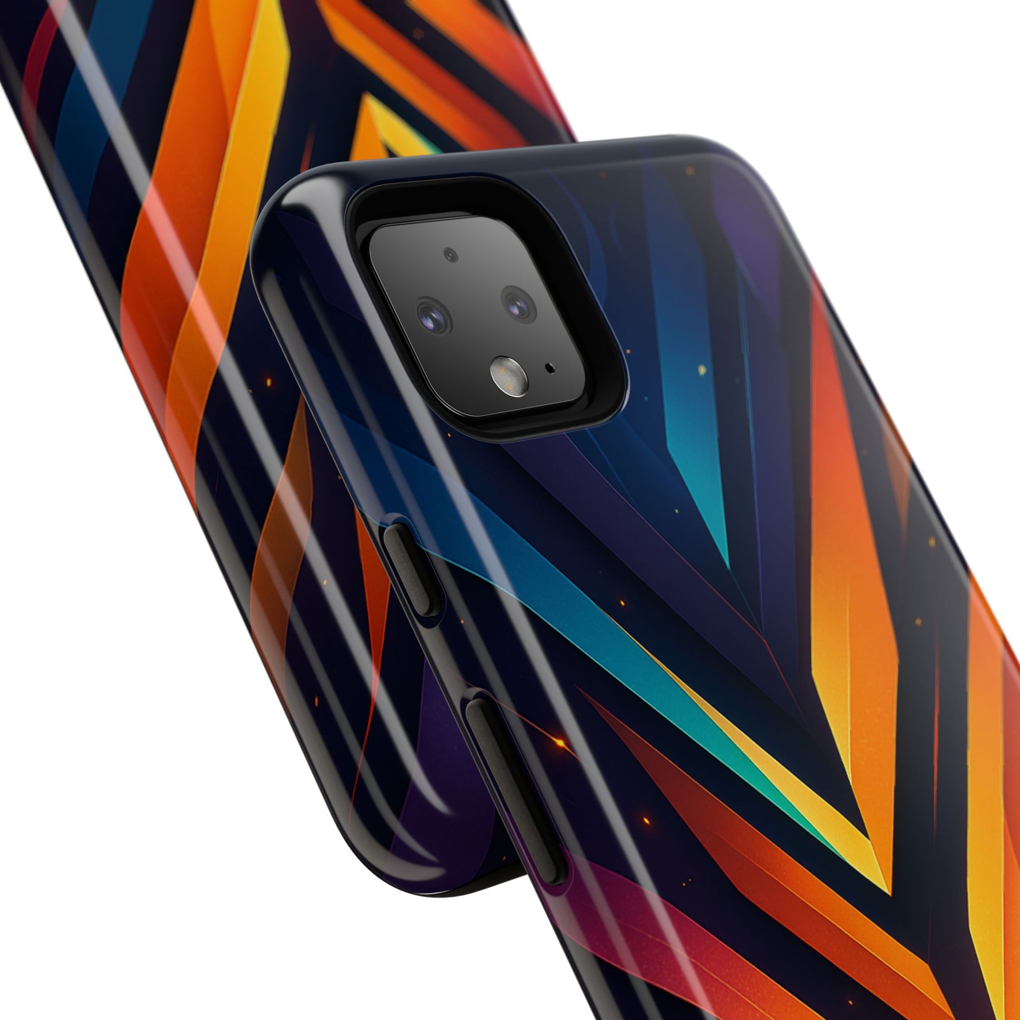 Geometric Pulse: Neon Harmony