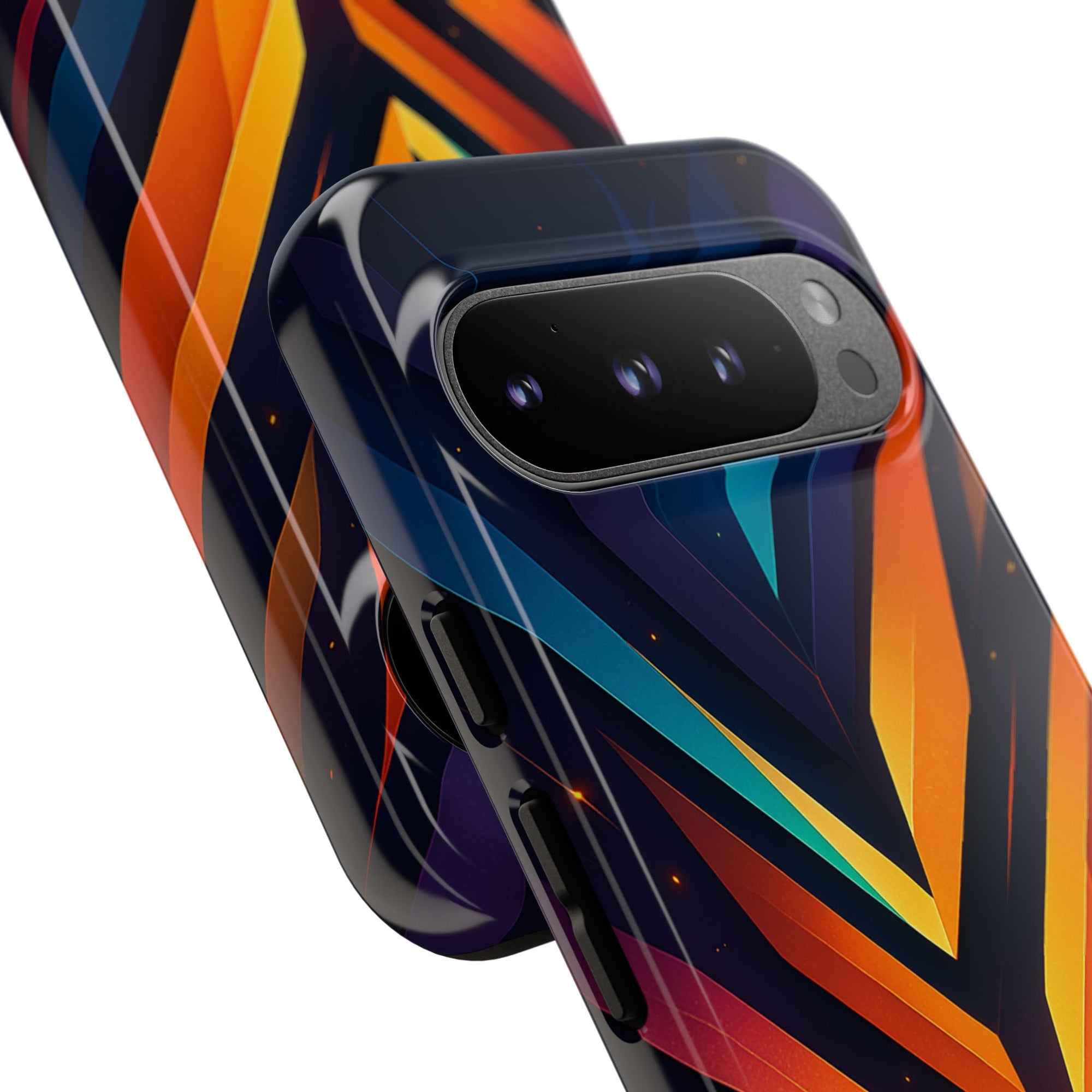 Geometric Pulse: Neon Harmony